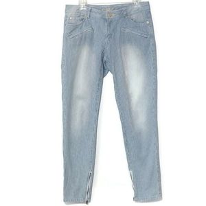 Michael Kors Izzy Skinny Striped Jeans